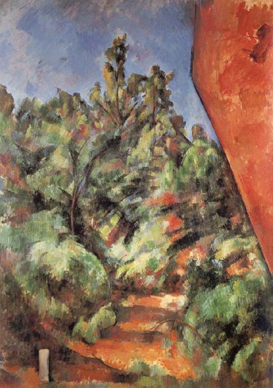 Paul Cezanne Bibemus Le Rocher Rouge oil painting image